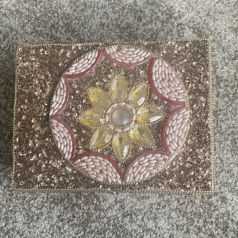 Pier 1 Bejeweled Keepsake Box